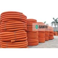 ỐNG NHỰA XOẮN HDPE SANTO TẠI PHƯỜNG CỬA ÔNG - CẨM PHẢ