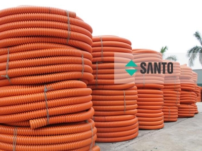 BẢNG GIÁ ỐNG NHỰA XOẮN HDPE SANTO MỚI NHẤT