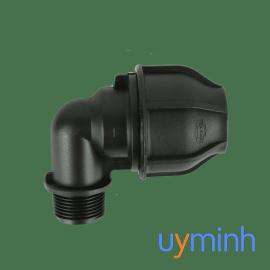 Nối góc 90º ren ngoài HDPE Tiền Phong