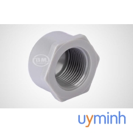 BÍT XẢ THÔNG TẮC (NẮP KHÓA REN TRONG) PVC/U BÌNH MINH